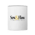 The Sew & Flow Signature Mug - white/black