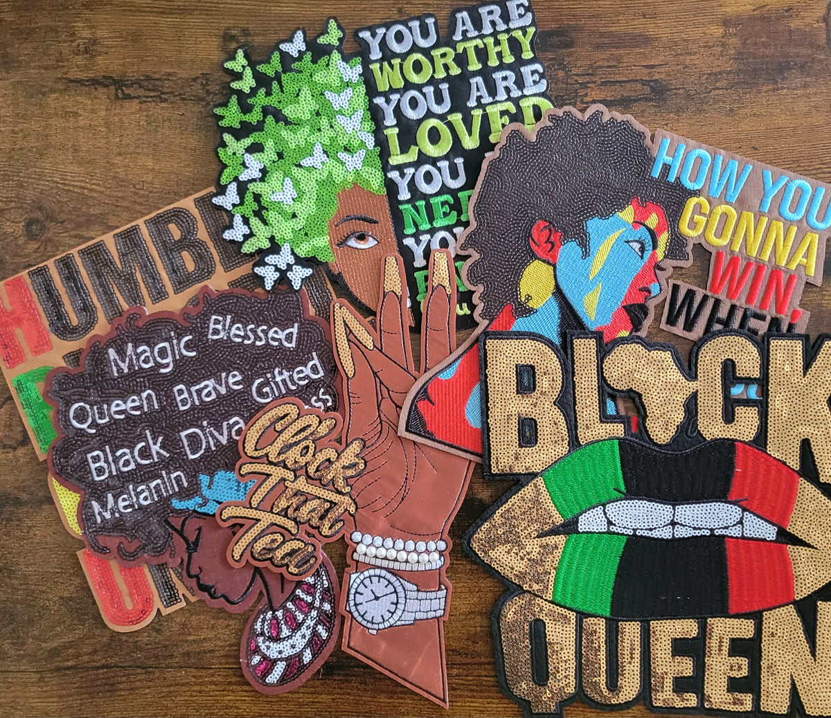 Bold Expressions | Embroidered & Sequin Patches