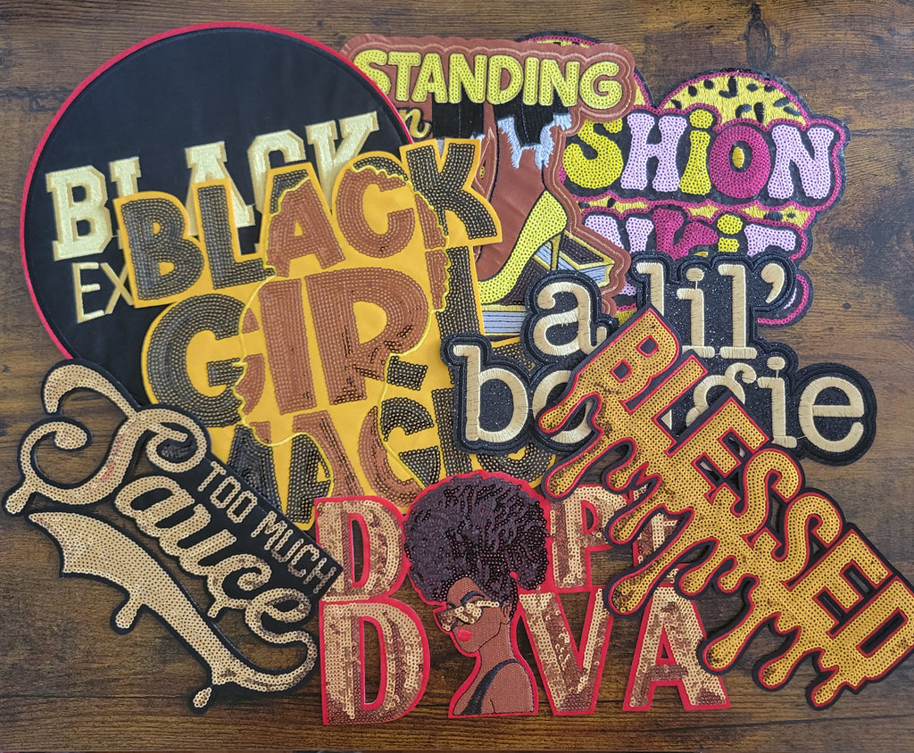 Make a Statement | Embroidered & Sequin Patches