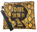 Dark Skin Statement Clutch