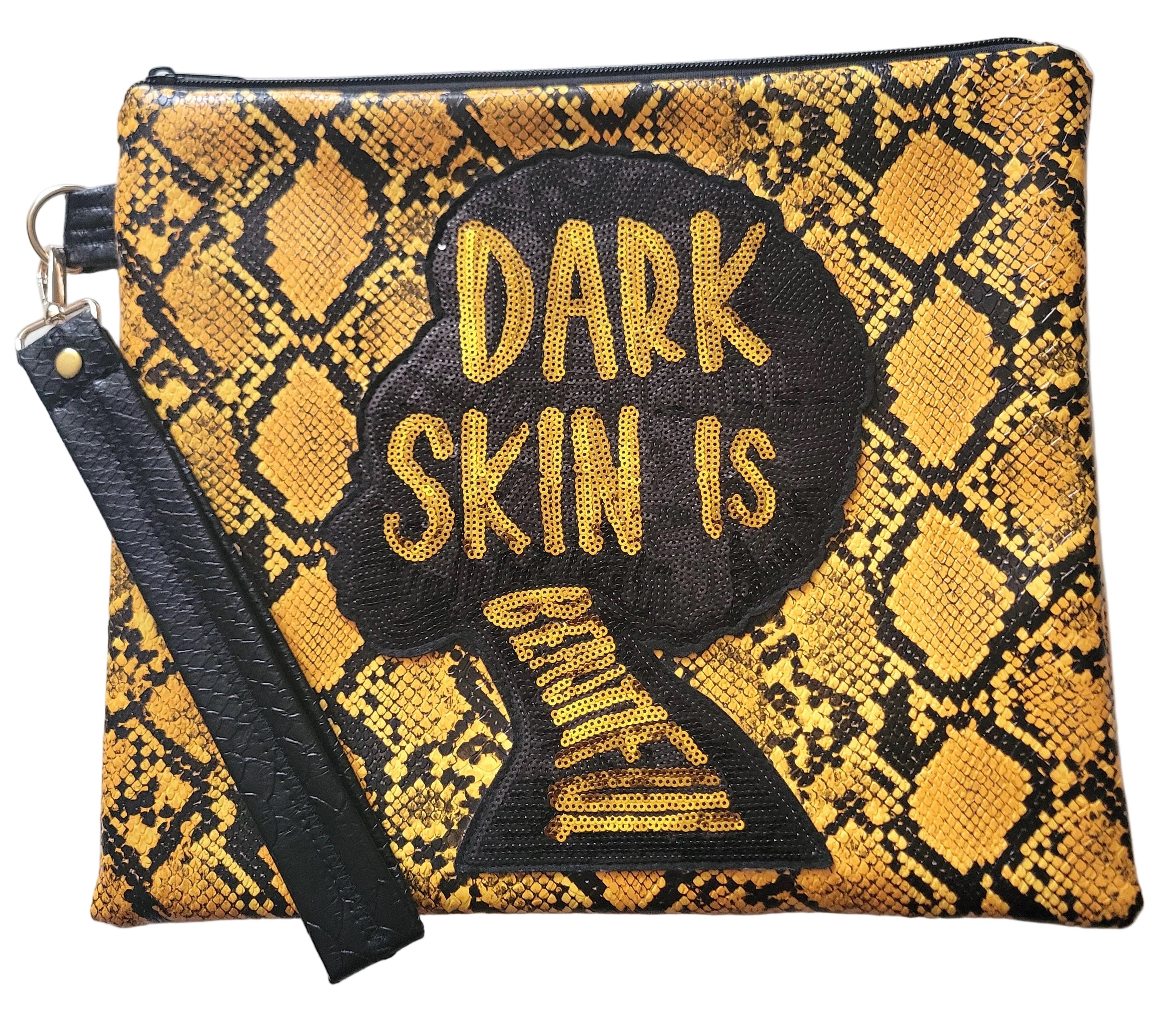 Dark Skin Statement Clutch