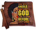 She Kneels Statement Clutch