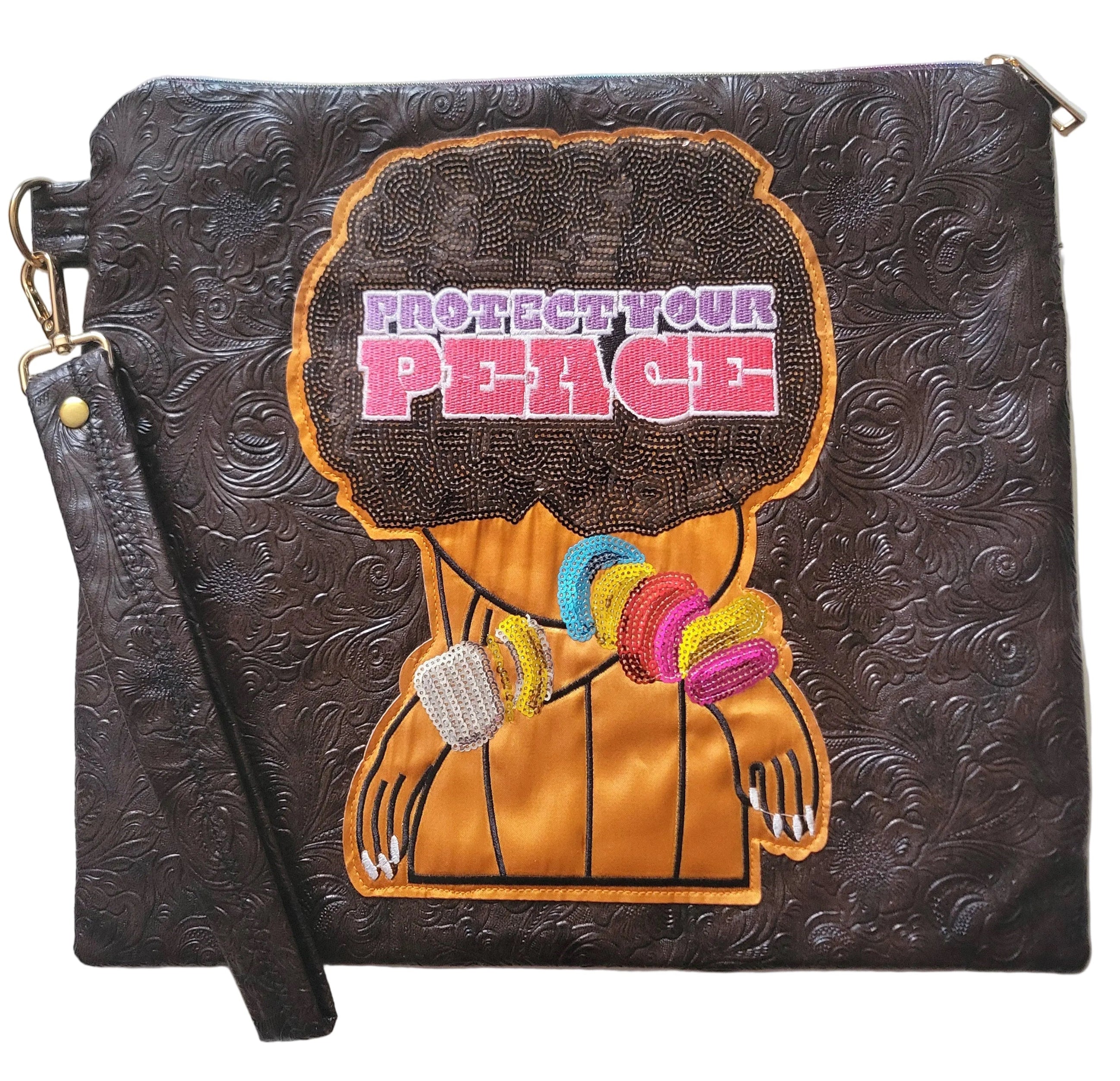 Protect Your Peace Statement Clutch