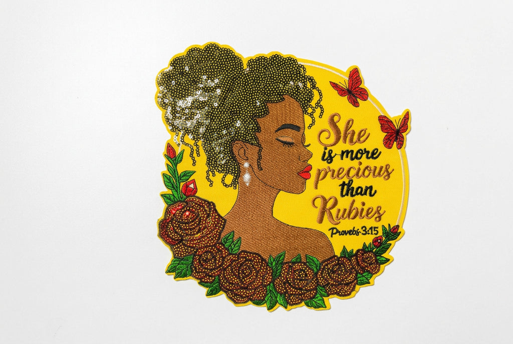 Faith Over Everything | Embroidered & Sequin Patches