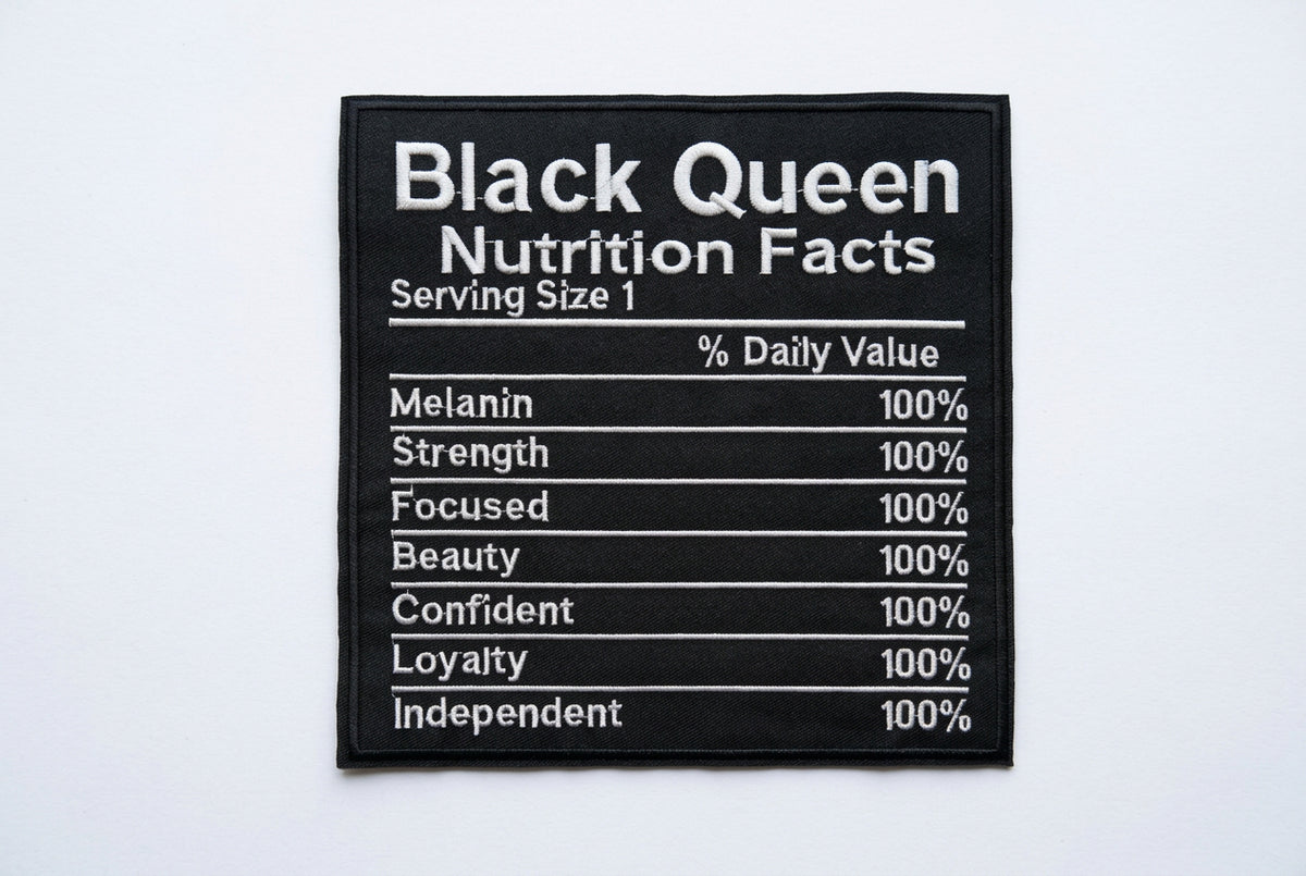 Beautifully Black | Embroidered & Sequin Patches