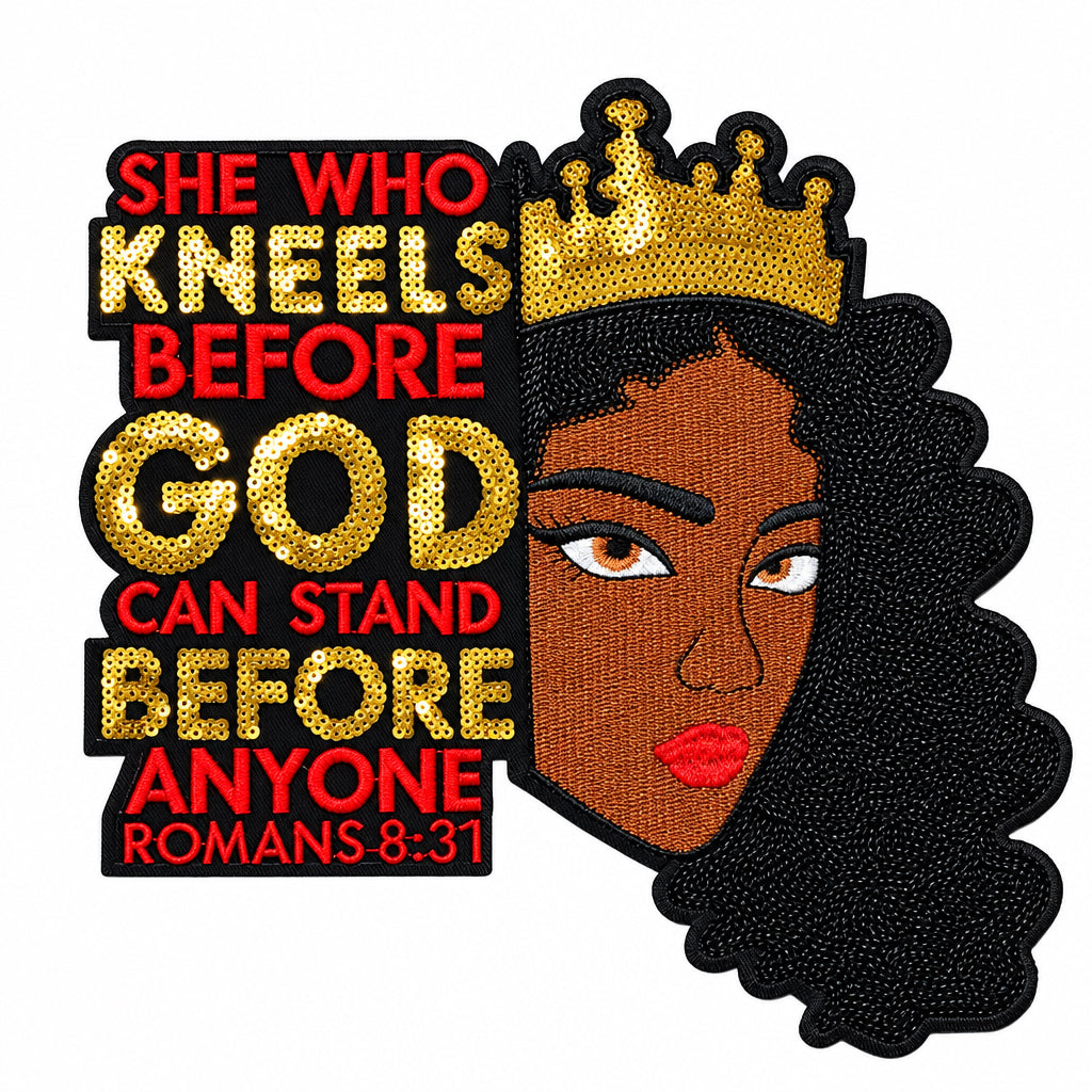 Faith Over Everything | Embroidered & Sequin Patches