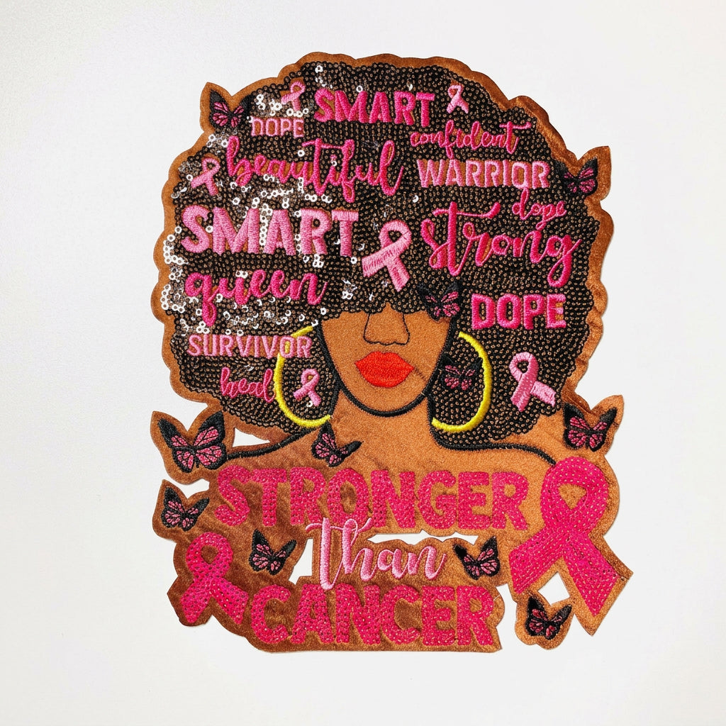 Strong, Bold & Beautiful | Embroidered & Sequin Patches