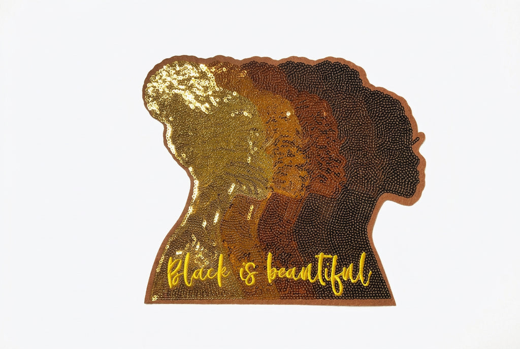 Beautifully Black | Embroidered & Sequin Patches