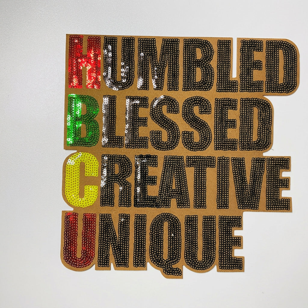 Bold Expressions | Embroidered & Sequin Patches