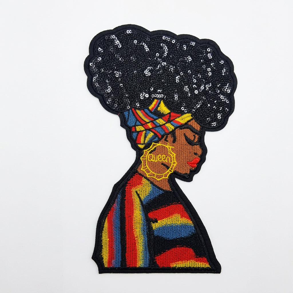 Beautifully Black | Embroidered & Sequin Patches